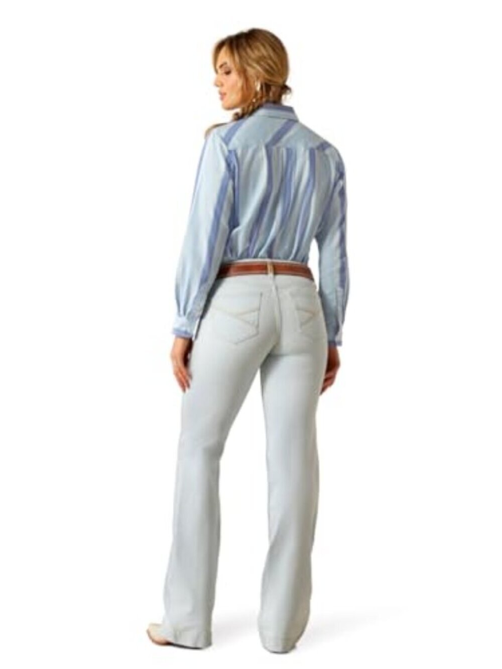 Ariat Women's Perfect Rise Jordyn Trouser Jeans Ice 10058916
